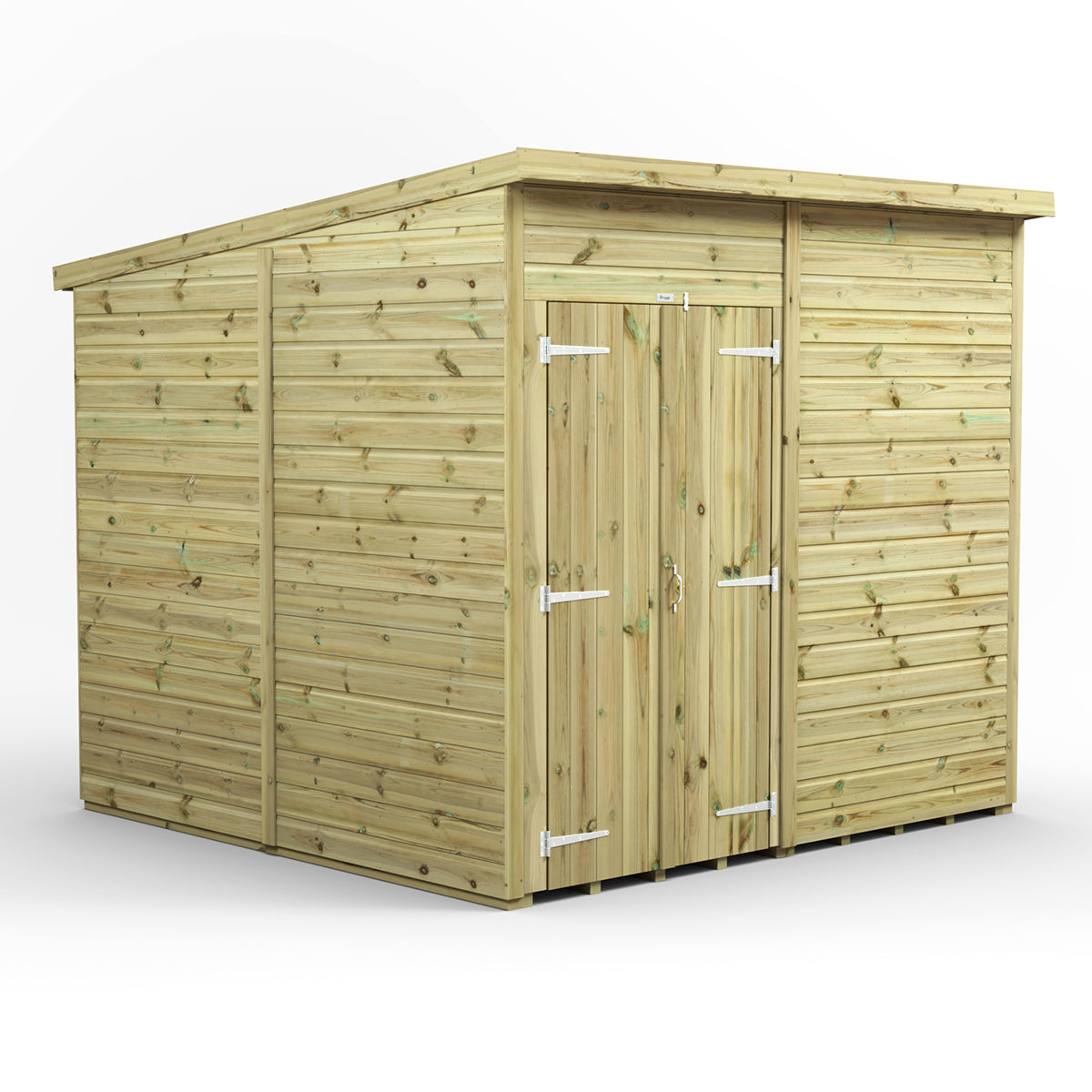 8X8 Power Premium Pent Shed