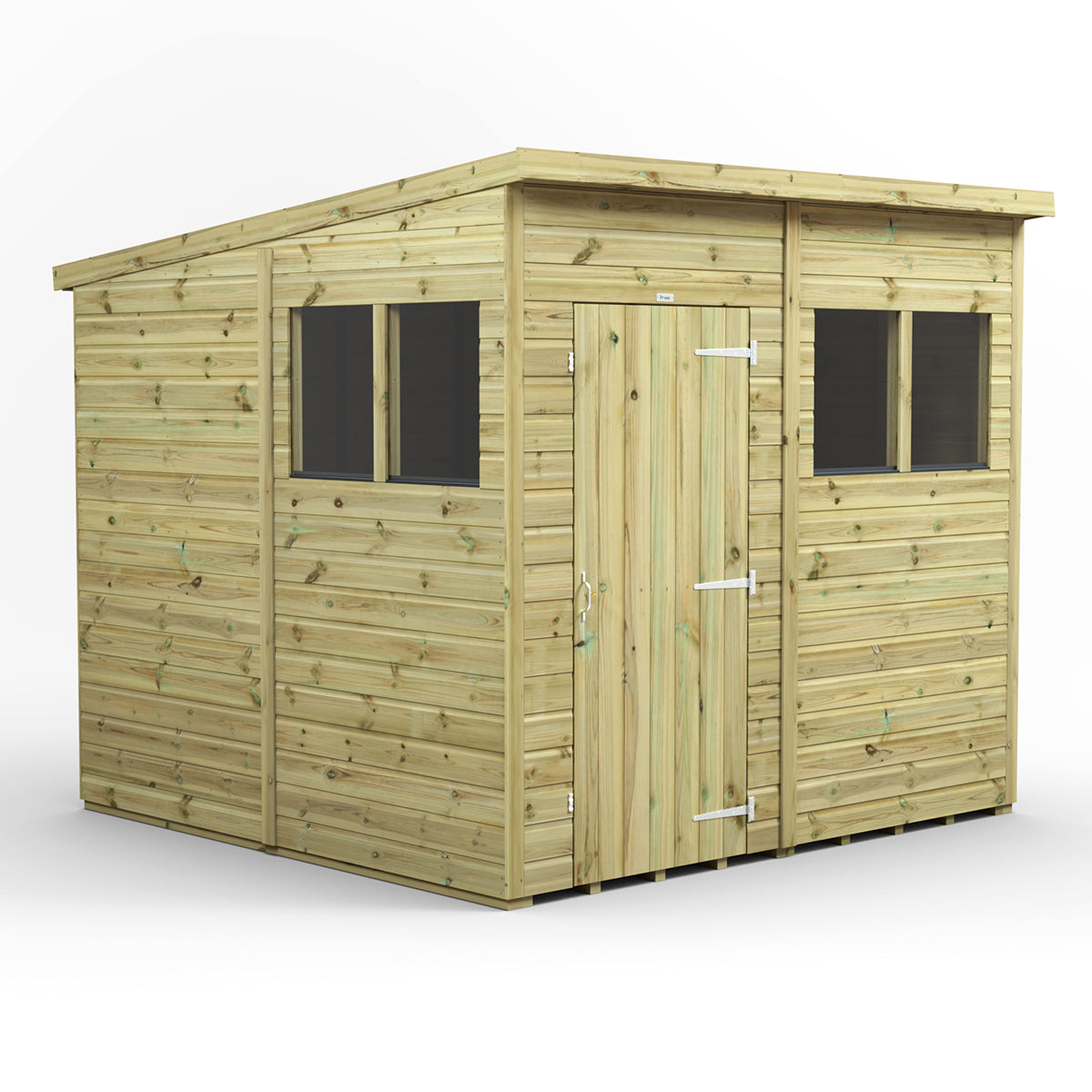 8X8 Power Premium Pent Shed