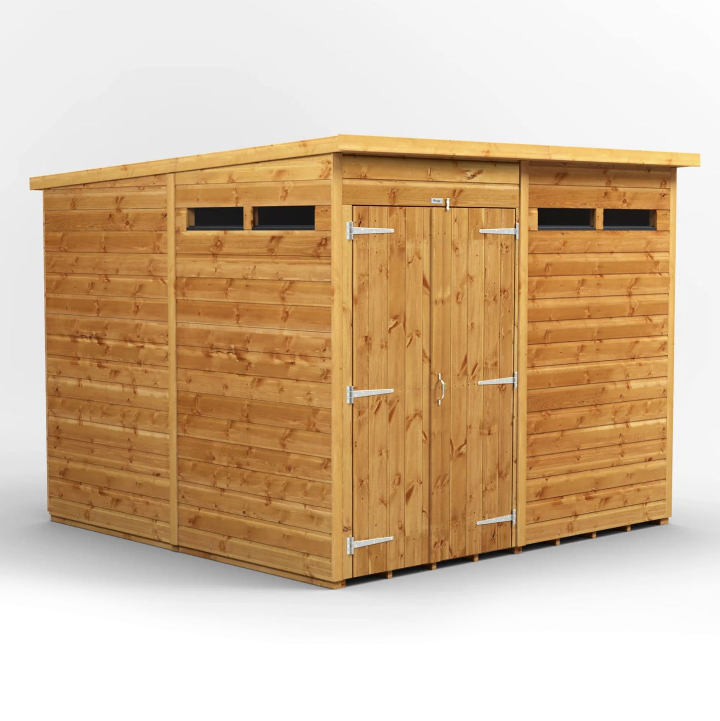 Power Pent Wooden Secure Shed 8x8