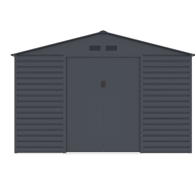 Lotus Hypnos 11x10.5 Grey Apex Metal Shed