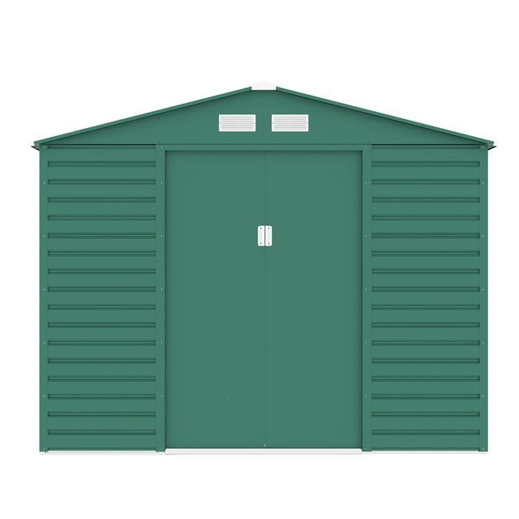 Lotus Hypnos 9x6 Green Apex Metal Shed