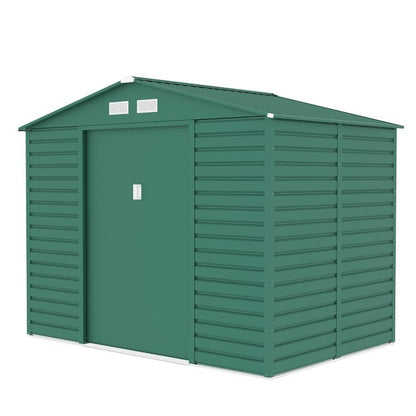 Lotus Hypnos 9x6 Green Apex Metal Shed