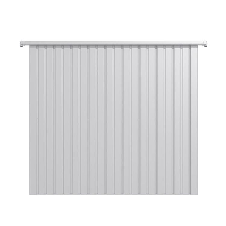 Lotus Minos 7x6 White Pent Aluminium Metal Shed