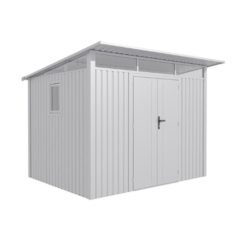 Lotus Minos 9x8 White Pent Aluminium Metal Shed