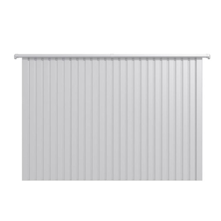 Lotus Minos 9x8 White Pent Aluminium Metal Shed