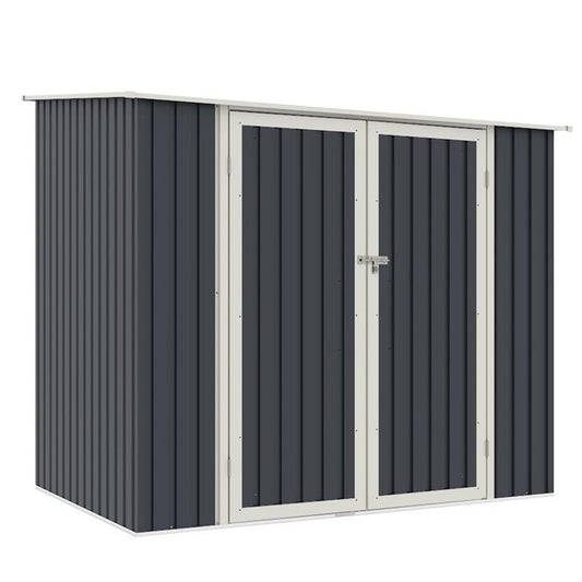 Lotus Phoebe 7x5 Pent Metal Garden Shed Locker