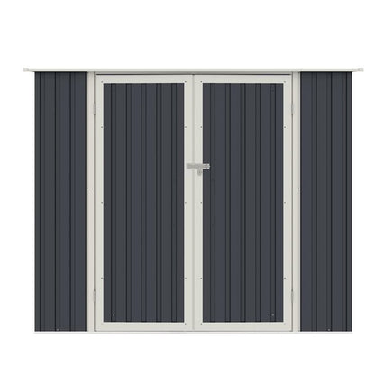 Lotus Phoebe 7x5 Pent Metal Garden Shed Locker