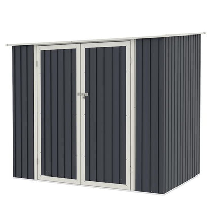 Lotus Phoebe 7x5 Pent Metal Garden Shed Locker