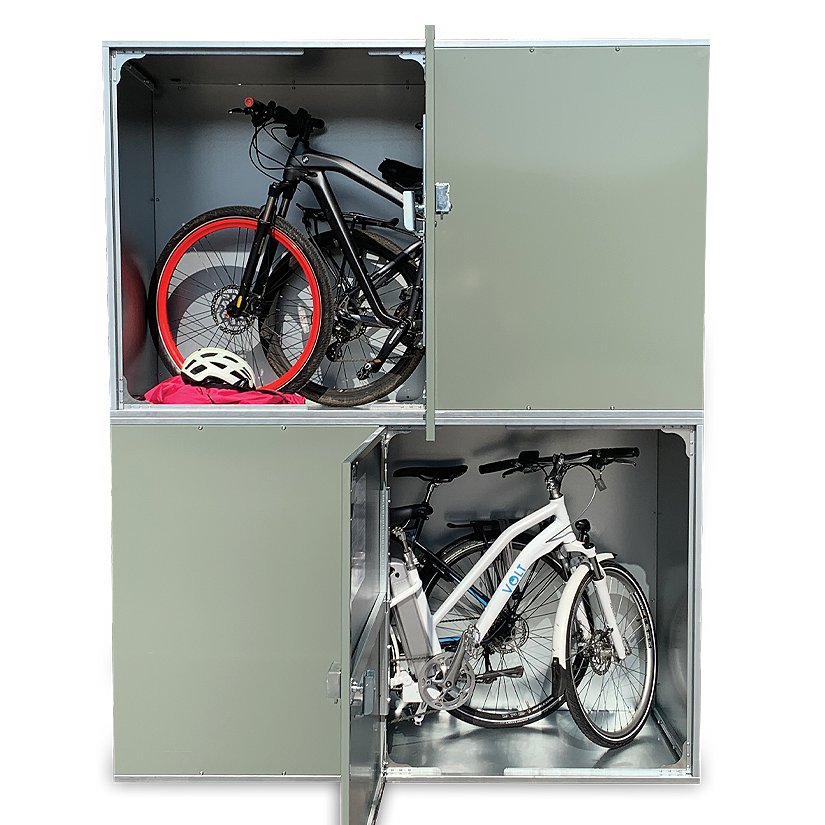 Warrior 4 Horizontal Ultra-Secure Bike Locker (Fully Assembled)