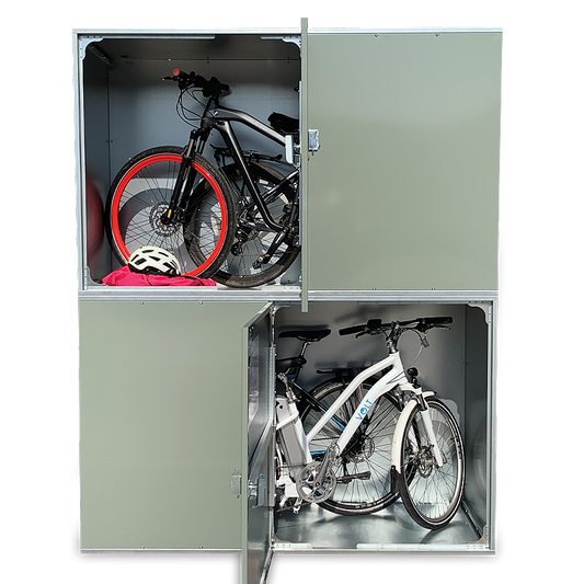 Warrior 4 Horizontal Ultra-Secure Bike Locker (Fully Assembled)