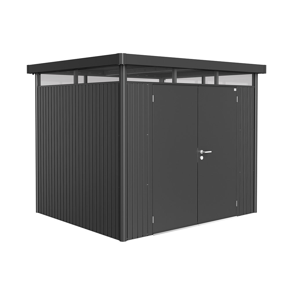 9x7 Biohort Highline H3 Panoramic Steel Shed