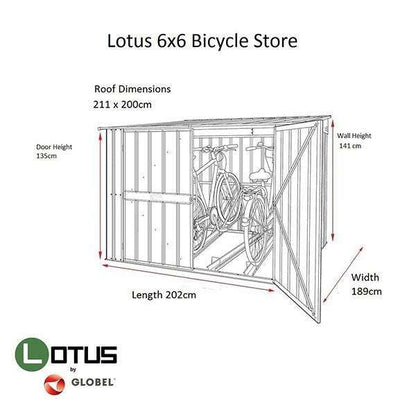 6x6 Globel Metal Bike Store