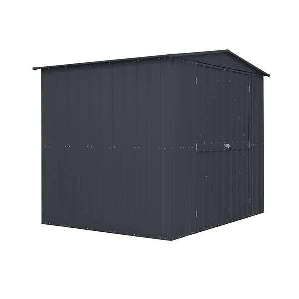 8x6 Globel Metal Shed - Wide Doors