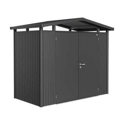 9x5 Biohort Panorama P1 Modern Steel Shed