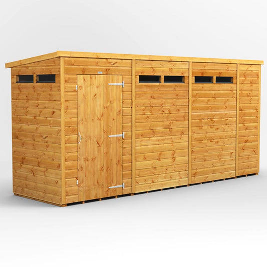 Power Pent Wooden Secure Shed 14x4