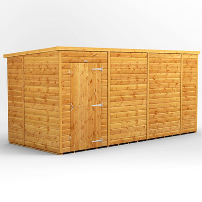 14x6 Power Tongue & Groove Pent Shed