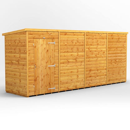 16x4 Power Tongue & Groove Pent Shed