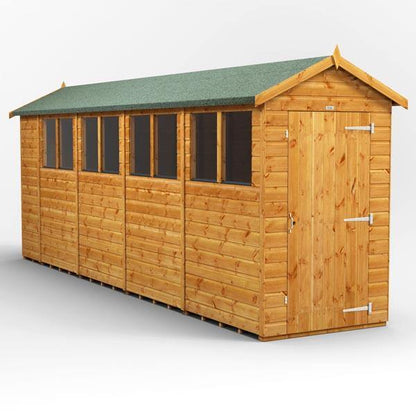 18x4 Power Tongue & Groove Apex Shed