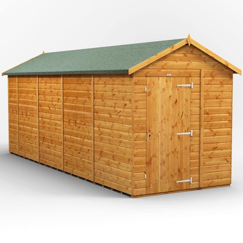 18x6 Power Tongue & Groove Apex Shed