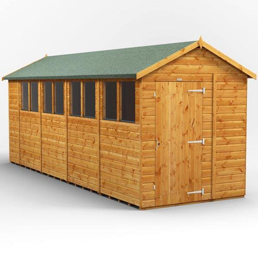 18x6 Power Tongue & Groove Apex Shed