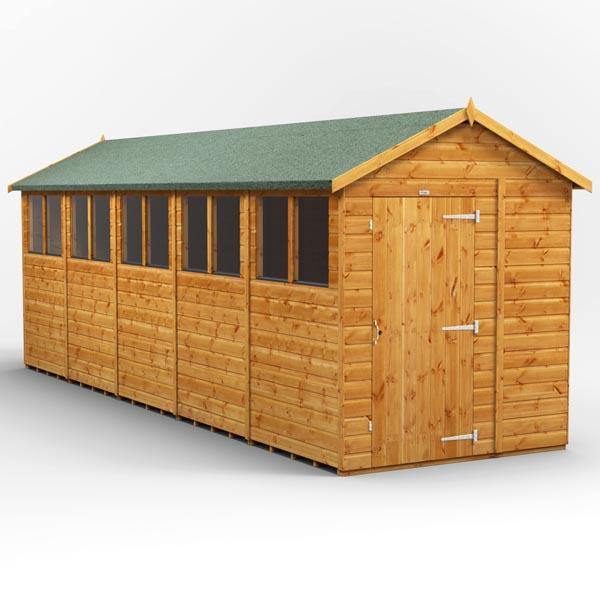 20x6 Power Tongue & Groove Apex Shed