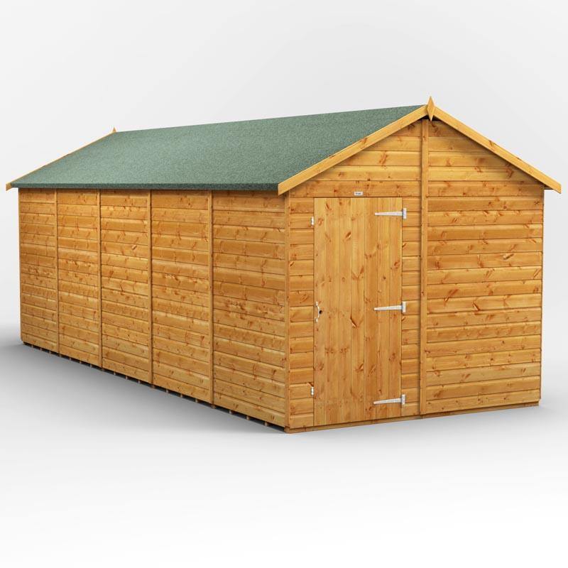 20x8 Power Tongue & Groove Apex Shed