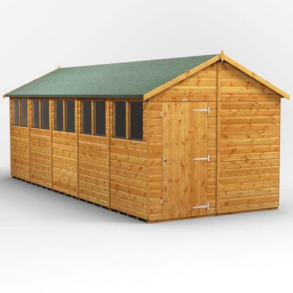 20x8 Power Tongue & Groove Apex Shed