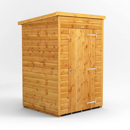 4x4 Power Tongue & Groove Pent Shed