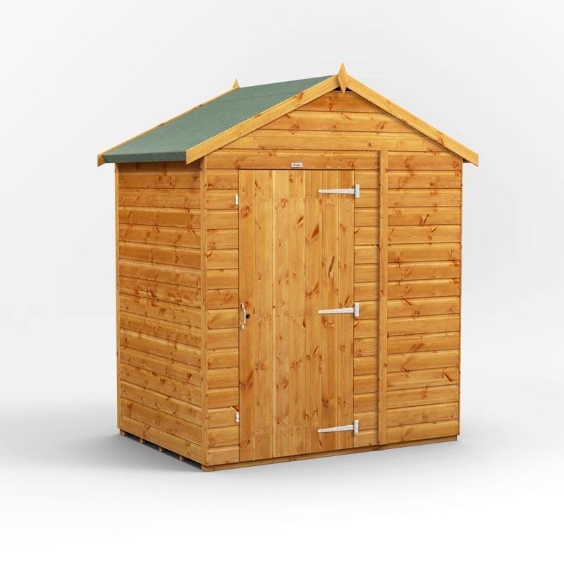 4x6 Power Tongue & Groove Apex Shed