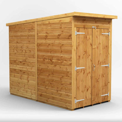 4x8 Power Tongue & Groove Pent Shed