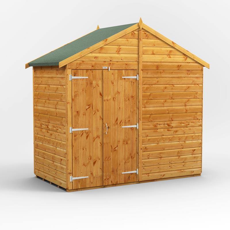 4x8 Power Tongue & Groove Apex Shed