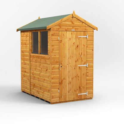 6x4 Power Tongue & Groove Apex Shed