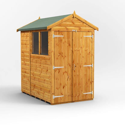 6x4 Power Tongue & Groove Apex Shed