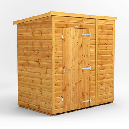 6x4 Power Tongue & Groove Pent Shed