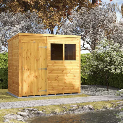 6x4 Power Tongue & Groove Pent Shed