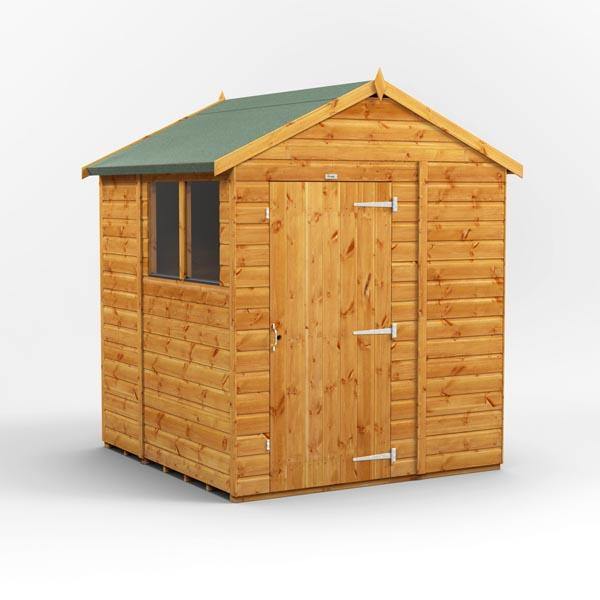 6x6 Power Tongue & Groove Apex Shed