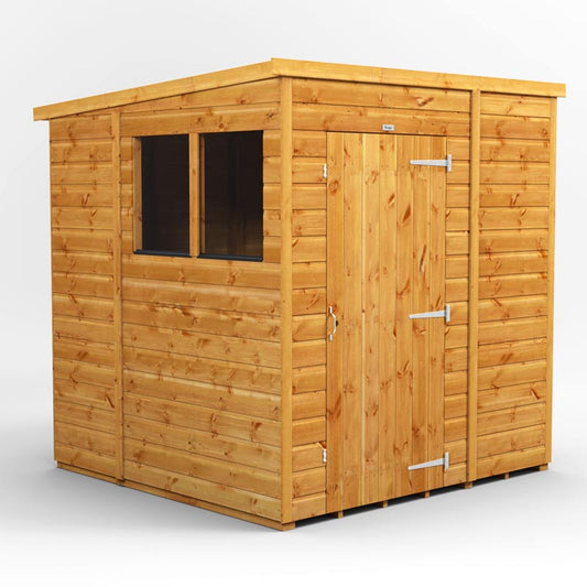 6x6 Power Tongue & Groove Pent Shed