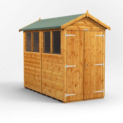 8x4 Power Tongue & Groove Apex Shed