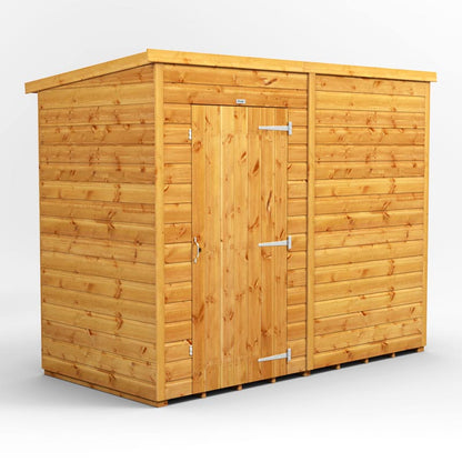 8x4 Power Tongue & Groove Pent Shed