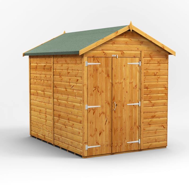 8x6 Power Tongue & Groove Apex Shed