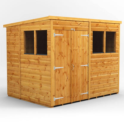 8x6 Power Tongue & Groove Pent Shed