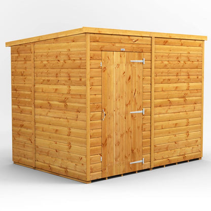 8x6 Power Tongue & Groove Pent Shed