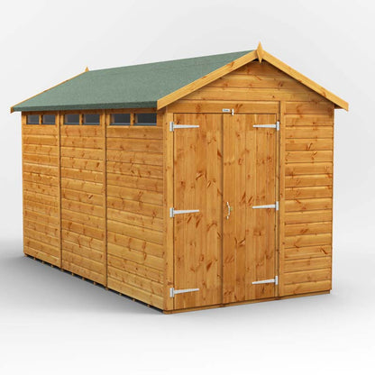 Power Apex Wooden Secure Shed 12x6