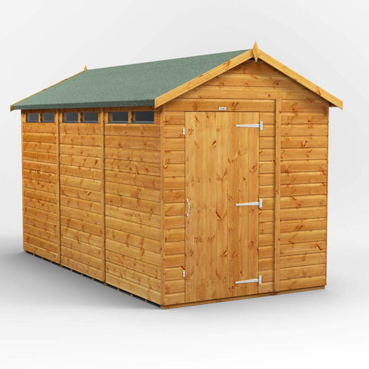 Power Apex Wooden Secure Shed 12x6