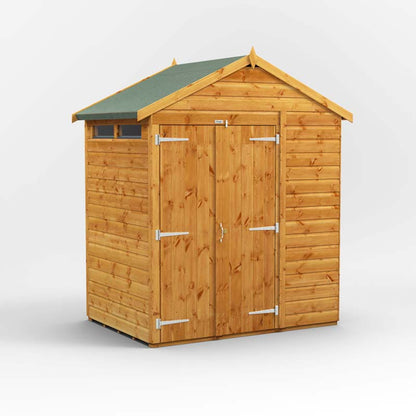 Power Apex Wooden Secure Shed 4x6