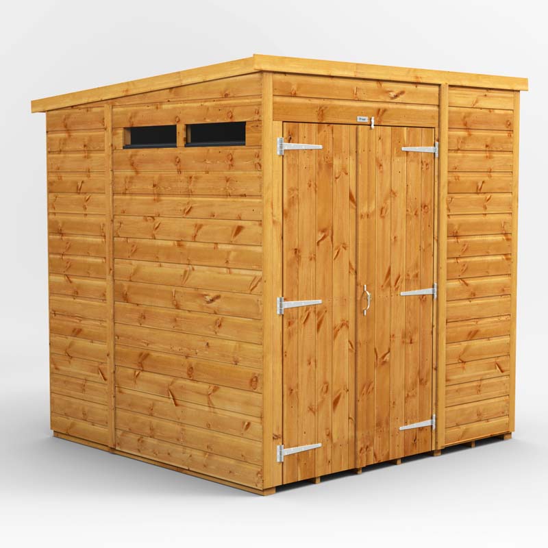 Power Pent Wooden Secure Shed 6x6