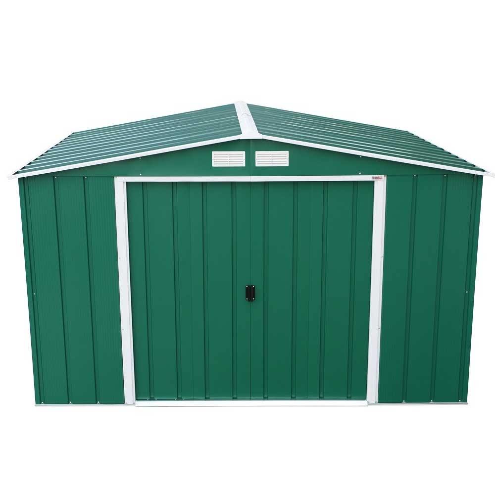 Sapphire 10 x 8 Metal Shed - Green