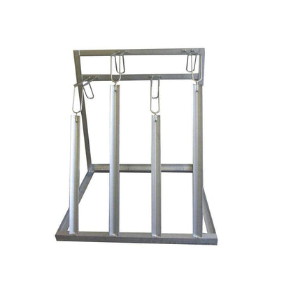 Bison Semi-Vertical Bike Rack (4-6 Bikes)