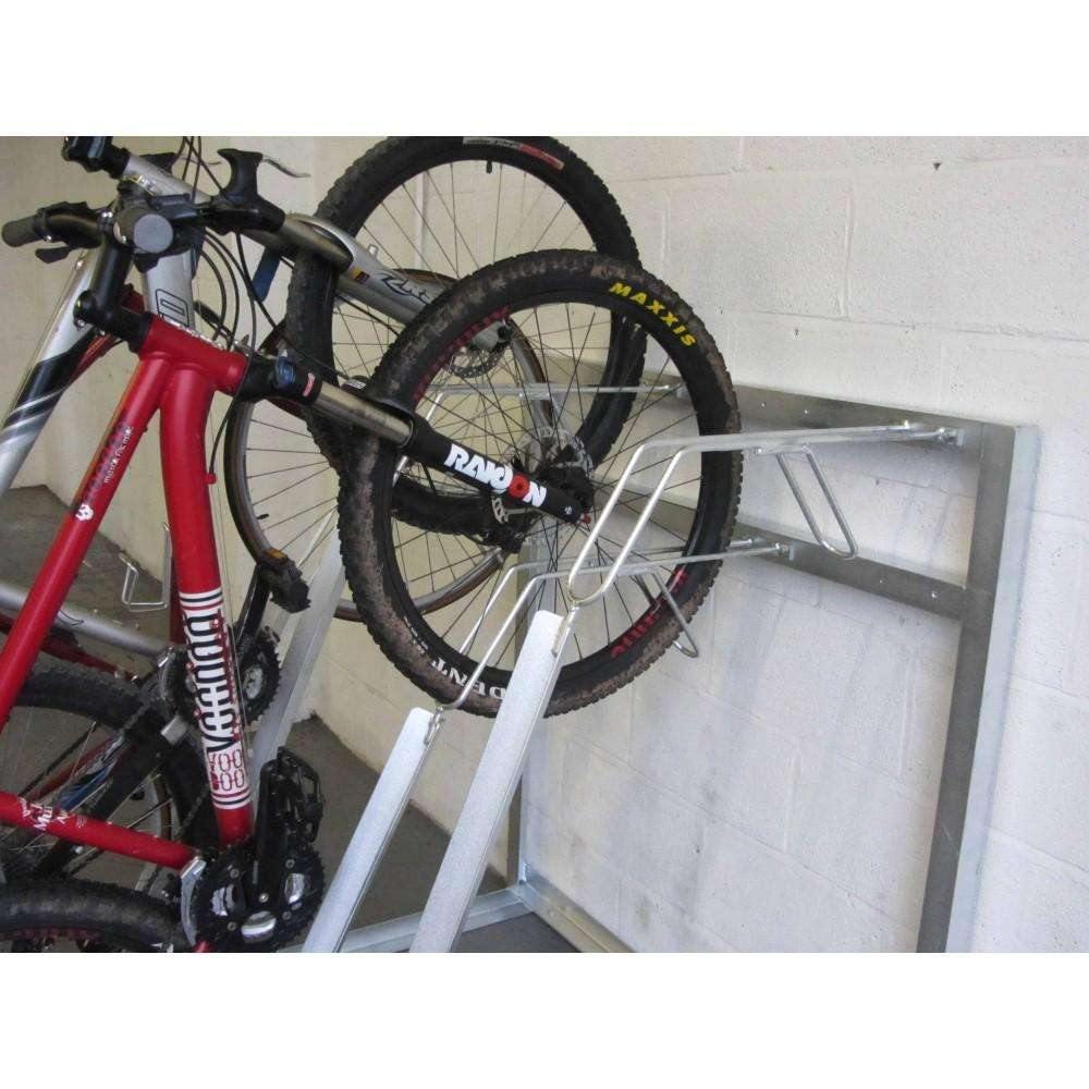 Bison Semi-Vertical Bike Rack (4-6 Bikes)