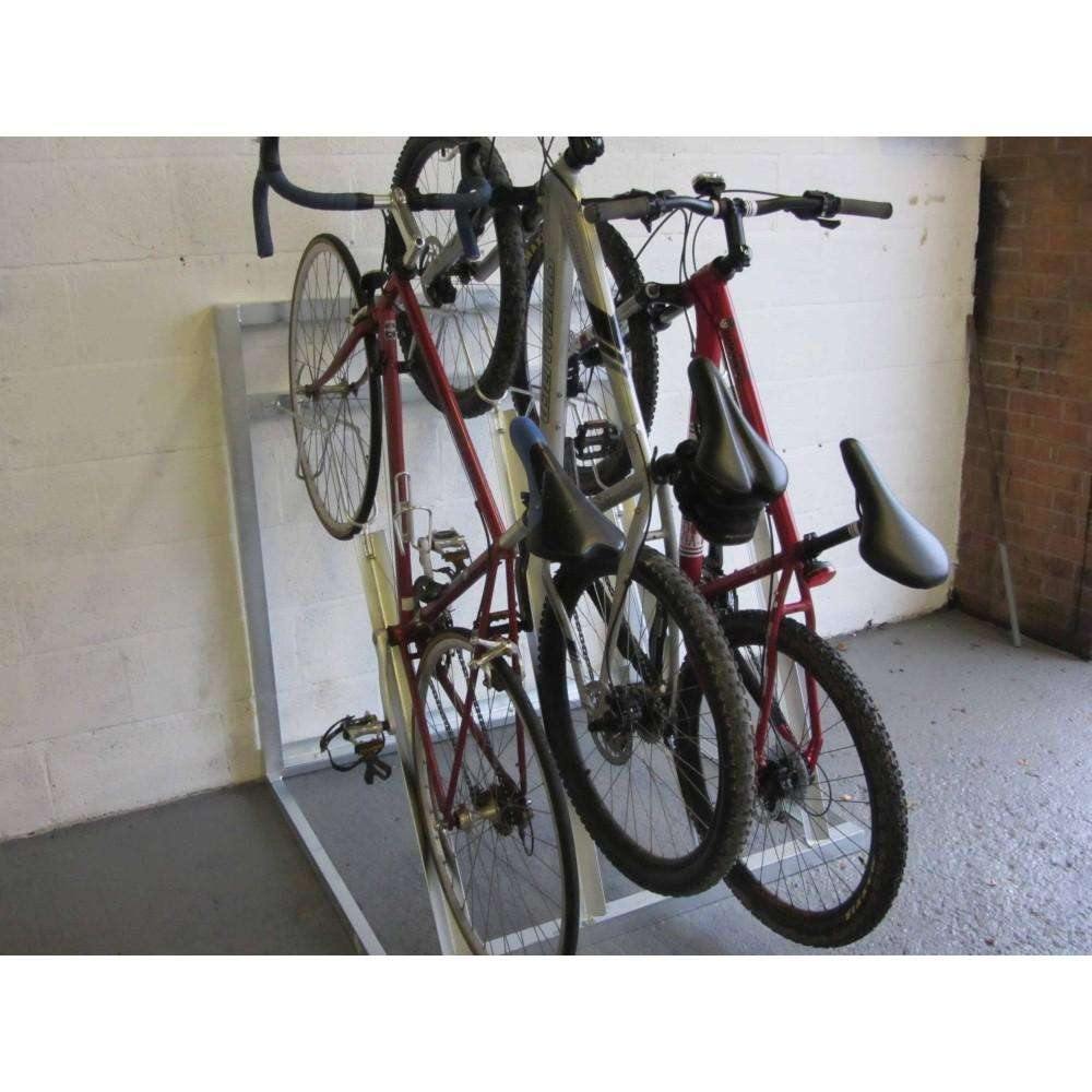 Bison Semi-Vertical Bike Rack (4-6 Bikes)